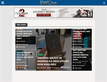 Tablet Screenshot of bwone.com